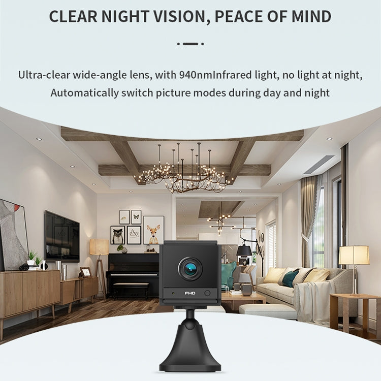 CAMSOY S20 1080P WiFi Wireless Network Action Camera Wide-angle Recorder with Mount (White) by CAMSOY