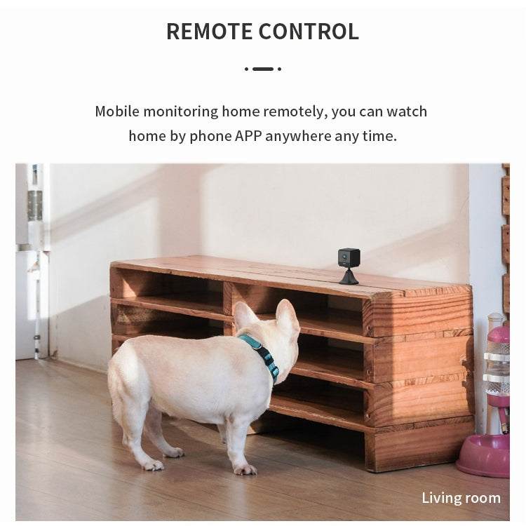 CAMSOY S20 1080P WiFi Wireless Network Action Camera Wide-angle Recorder with Mount (Black) by CAMSOY