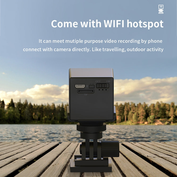 CAMSOY S30W 1080P Low Power Consumption WiFi Wireless Network Action Camera Wide-angle Recorder with Mount by CAMSOY