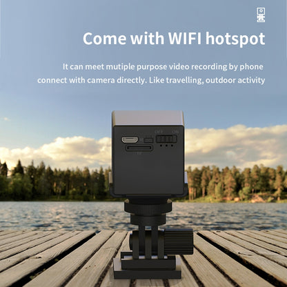 CAMSOY S30W 1080P Low Power Consumption WiFi Wireless Network Action Camera Wide-angle Recorder with Mount by CAMSOY