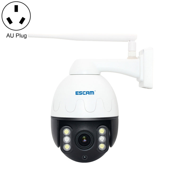 ESCAM Q5068 H.265 5MP Pan / Tilt / 4X Zoom WiFi Waterproof IP Camera, Support ONVIF Two Way Talk & Night Vision, AU Plug by ESCAM
