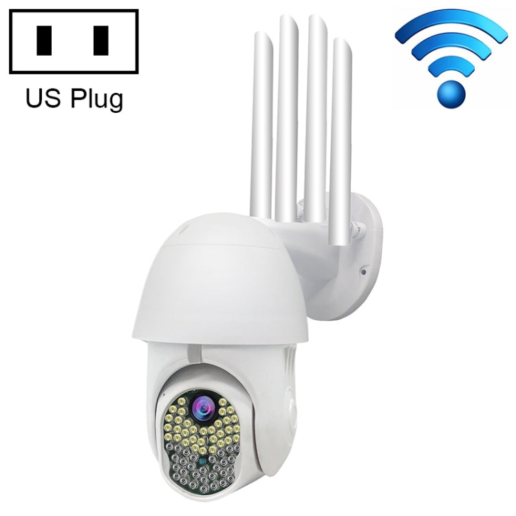 AL-63 2.0 Million Pixels 1080P HD WiFi IP Camera, Support Night Vision & Motion Detection & Two-way Intercom & TF Card, US Plug by bashfashion