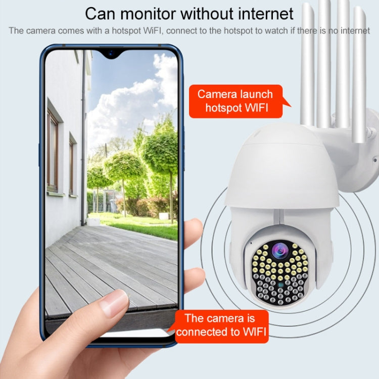 AL-63 2.0 Million Pixels 1080P HD WiFi IP Camera, Support Night Vision & Motion Detection & Two-way Intercom & TF Card, AU Plug by bashfashion