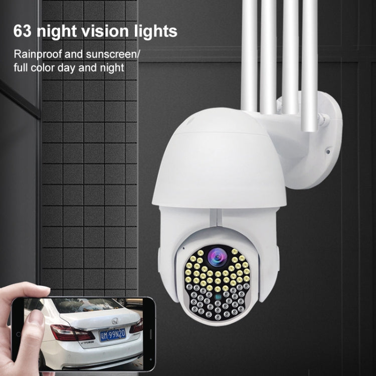 AL-63 2.0 Million Pixels 1080P HD WiFi IP Camera, Support Night Vision & Motion Detection & Two-way Intercom & TF Card, EU Plug by bashfashion