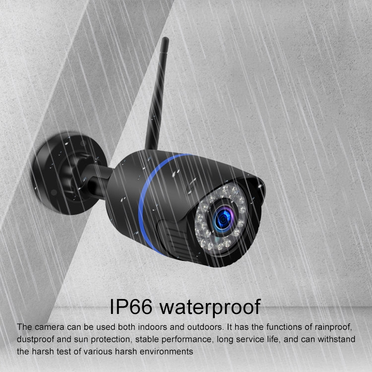 Q4 2.0 Million Pixels 1080P HD Wireless IP Camera, Support Motion Detection & Two-way Audio & Infrared Night Vision & TF Card, EU Plug by bashfashion