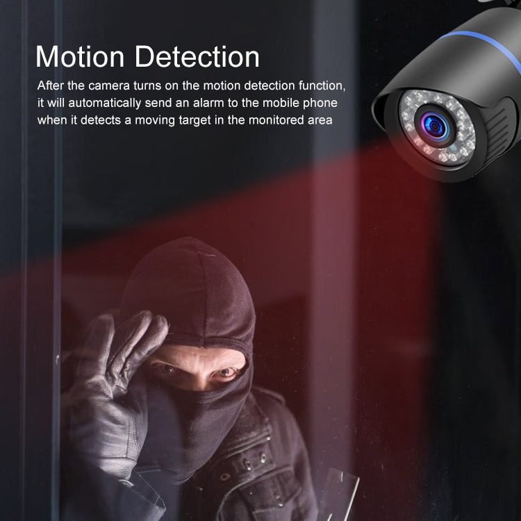 Q4 2.0 Million Pixels 1080P HD Wireless IP Camera, Support Motion Detection & Two-way Audio & Infrared Night Vision & TF Card, US Plug by bashfashion