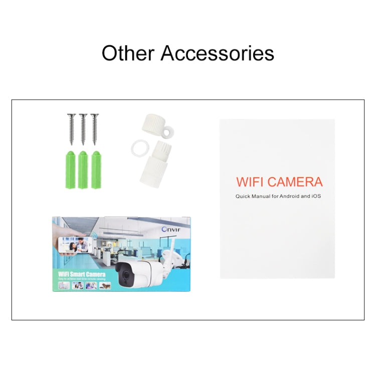 Q8 1080P HD Wireless IP Camera, Support Motion Detection & Infrared Night Vision & TF Card, EU Plug by bashfashion