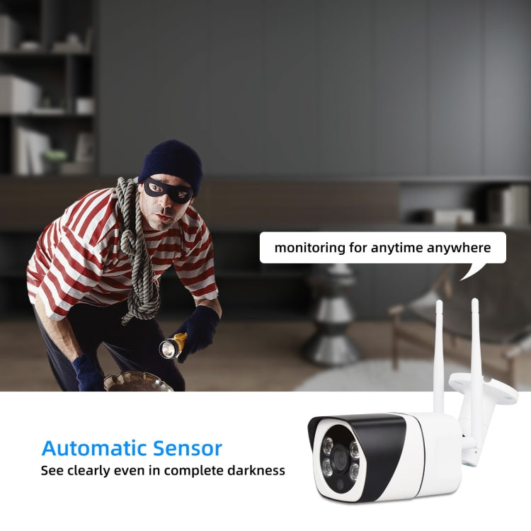 Q29 1080P HD Wireless IP Camera, Support Motion Detection & Infrared Night Vision & TF Card, AU Plug by bashfashion