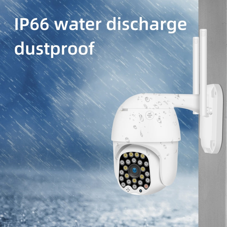 QX18 1080P HD WiFi IP Camera, Support Night Vision & Motion Detection & Two Way Audio & TF Card, EU Plug by bashfashion