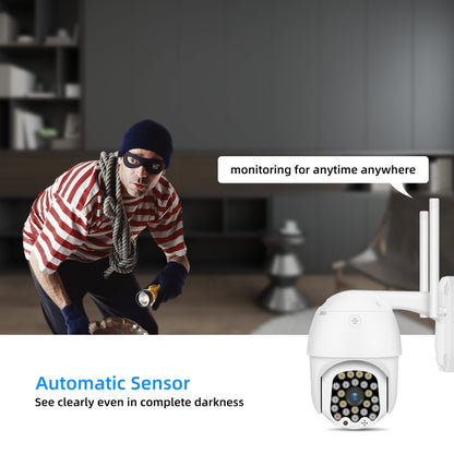 QX18 1080P HD WiFi IP Camera, Support Night Vision & Motion Detection & Two Way Audio & TF Card, AU Plug by bashfashion