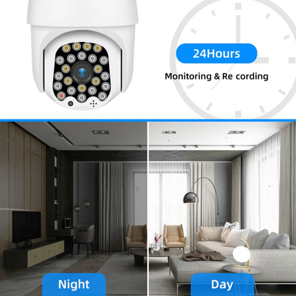 QX18 1080P HD WiFi IP Camera, Support Night Vision & Motion Detection & Two Way Audio & TF Card, AU Plug by bashfashion