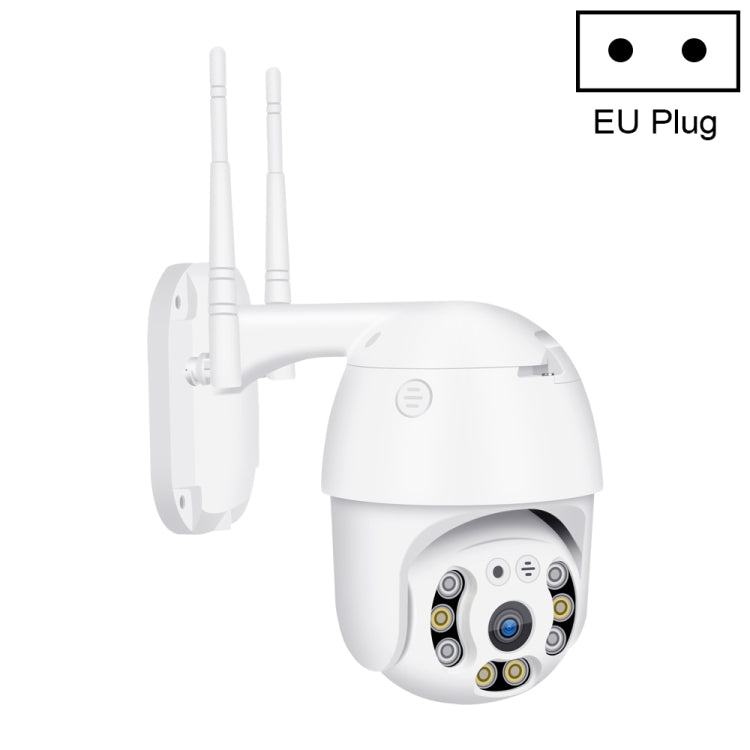 QX21 1080P HD WiFi IP Camera, Support Night Vision & Motion Detection & Two Way Audio & TF Card, EU Plug by bashfashion