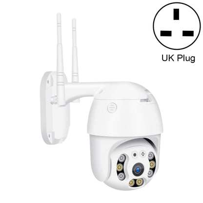 QX21 1080P HD WiFi IP Camera, Support Night Vision & Motion Detection & Two Way Audio & TF Card, UK Plug by bashfashion