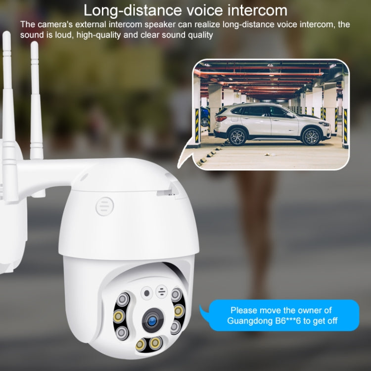 QX21 1080P HD WiFi IP Camera, Support Night Vision & Motion Detection & Two Way Audio & TF Card, US Plug by bashfashion