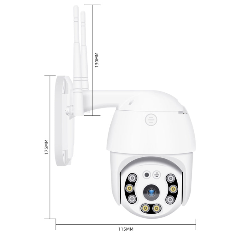 QX21 1080P HD WiFi IP Camera, Support Night Vision & Motion Detection & Two Way Audio & TF Card, UK Plug by bashfashion