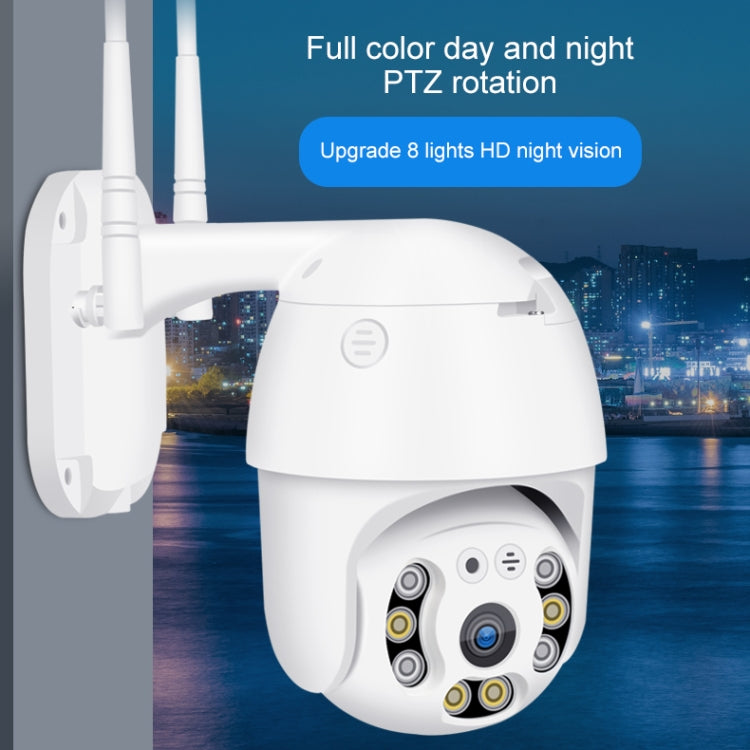 QX21 1080P HD WiFi IP Camera, Support Night Vision & Motion Detection & Two Way Audio & TF Card, AU Plug by bashfashion
