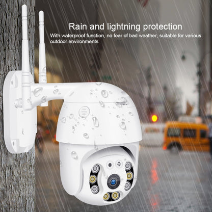 QX21 1080P HD WiFi IP Camera, Support Night Vision & Motion Detection & Two Way Audio & TF Card, AU Plug by bashfashion