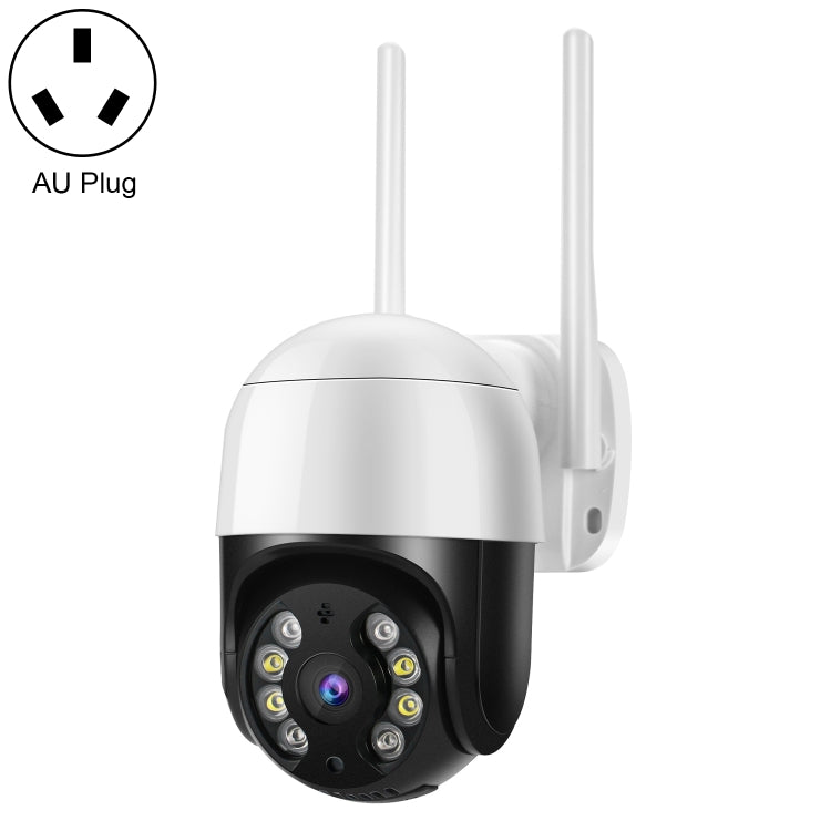 QX29 3.0MP HD WiFi IP Camera, Support Night Vision & Motion Detection & Two Way Audio & TF Card, AU Plug by bashfashion