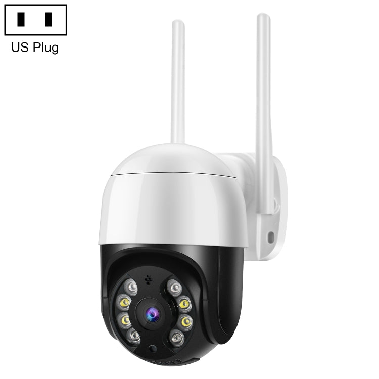 QX29 3.0MP HD WiFi IP Camera, Support Night Vision & Motion Detection & Two Way Audio & TF Card, US Plug by bashfashion
