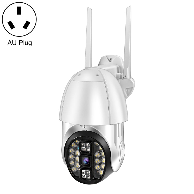 QX33 1080P Panoramic PTZ 360 Degree Rotating WIFI Camera, Support Day and Night Full Color & Two-way Voice Intercom & Motion Detection Alarm & Video Playback & 64GB TF Card, AU Plug by bashfashion