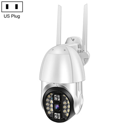 QX33 1080P Panoramic PTZ 360 Degree Rotating WIFI Camera, Support Day and Night Full Color & Two-way Voice Intercom & Motion Detection Alarm & Video Playback & 64GB TF Card, US Plug by bashfashion