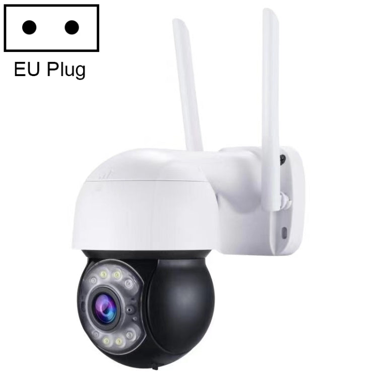 QX47 3.0 Million Pixels 1080P HD Wireless IP Camera, Support Motion Detection & Infrared Night Vision & TF Card(EU Plug) by bashfashion