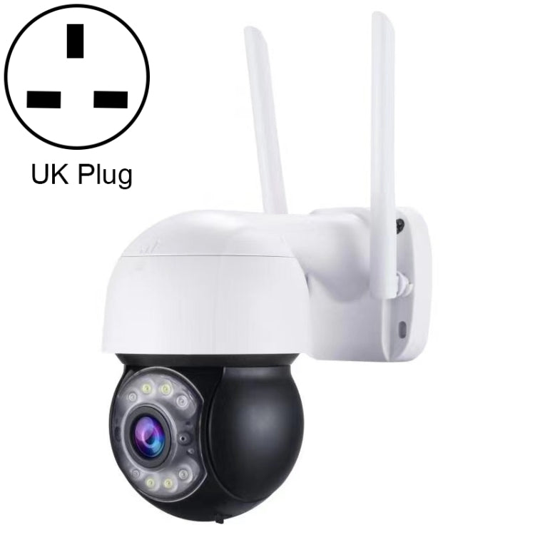 QX47 3.0 Million Pixels 1080P HD Wireless IP Camera, Support Motion Detection & Infrared Night Vision & TF Card(UK Plug) by bashfashion