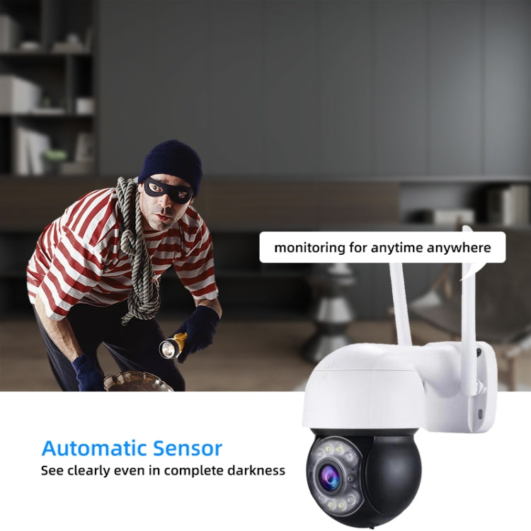QX47 3.0 Million Pixels 1080P HD Wireless IP Camera, Support Motion Detection & Infrared Night Vision & TF Card(EU Plug) by bashfashion