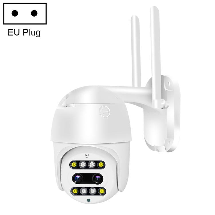 QX48 Pixels 1080P HD Wireless IP Camera, Support Motion Detection & Infrared Night Vision & TF Card(EU Plug) by bashfashion