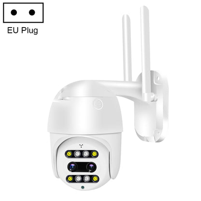 QX48 Pixels 1080P HD Wireless IP Camera, Support Motion Detection & Infrared Night Vision & TF Card(EU Plug) by bashfashion