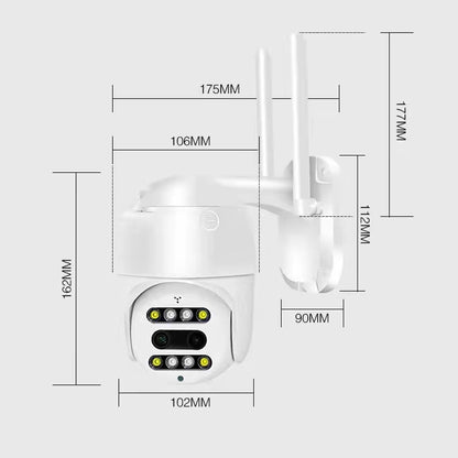 QX48 Pixels 1080P HD Wireless IP Camera, Support Motion Detection & Infrared Night Vision & TF Card (AU Plug) by bashfashion