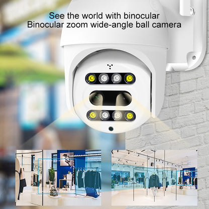 QX48 Pixels 1080P HD Wireless IP Camera, Support Motion Detection & Infrared Night Vision & TF Card(EU Plug) by bashfashion