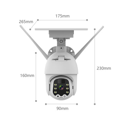 T21 1080P HD Solar Wireless IP Camera, Support Motion Detection & Infrared Night Vision & TF Card by bashfashion