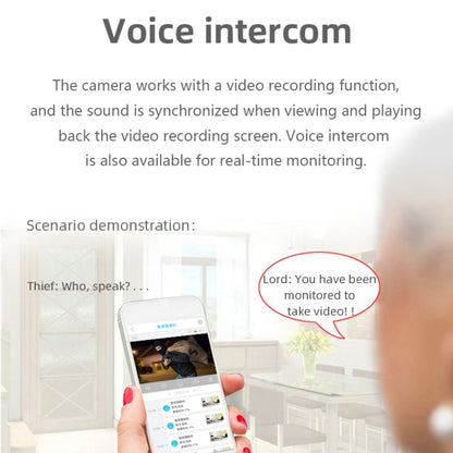 T21 1080P HD Solar Wireless IP Camera, Support Motion Detection & Infrared Night Vision & TF Card by bashfashion