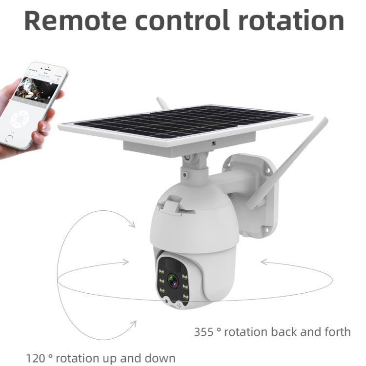 T21 1080P HD Solar Wireless IP Camera, Support Motion Detection & Infrared Night Vision & TF Card by bashfashion