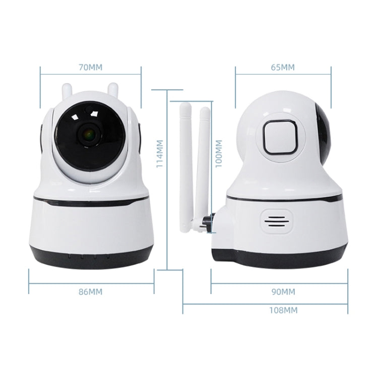 PAF200 2MP 1080P HD Wireless IP Camera, Support Motion Detection & Infrared Night Vision & TF Card(UK Plug) by bashfashion