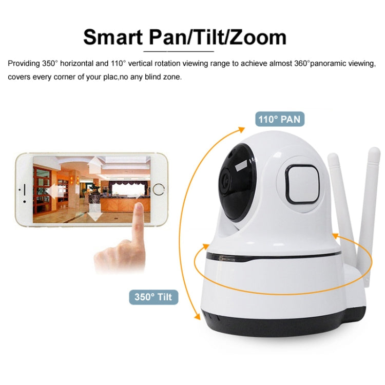 PAF200 2MP 1080P HD Wireless IP Camera, Support Motion Detection & Infrared Night Vision & TF Card(AU Plug) by bashfashion