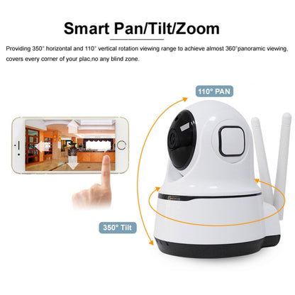 PAF200 2MP 1080P HD Wireless IP Camera, Support Motion Detection & Infrared Night Vision & TF Card(US Plug) by bashfashion