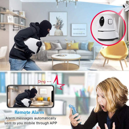 PAF200 2MP 1080P HD Wireless IP Camera, Support Motion Detection & Infrared Night Vision & TF Card(UK Plug) by bashfashion