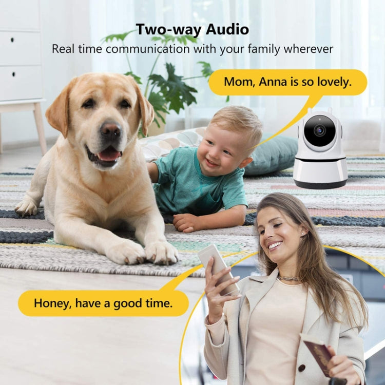 PAF200 2MP 1080P HD Wireless IP Camera, Support Motion Detection & Infrared Night Vision & TF Card(UK Plug) by bashfashion