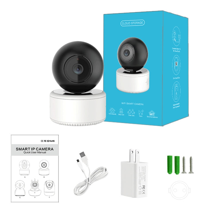 YT46 HD Wireless Indoor Network Shaking Head Camera, Support Motion Detection & Infrared Night Vision & Micro SD Card, EU Plug by bashfashion