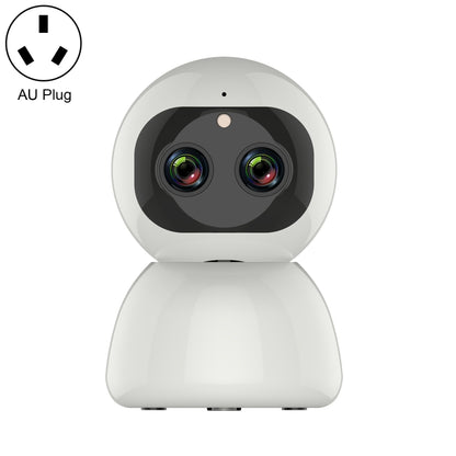 YT48 HD Wireless Indoor Network Shaking Head Binocular Camera, Support Motion Detection & Infrared Night Vision & Micro SD Card, AU Plug by bashfashion