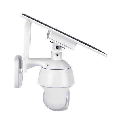 ESCAM QF280 HD 1080P IP66 Waterproof WiFi Solar Panel PT IP Camera with Battery, Support Night Vision / Motion Detection / TF Card / Two Way Audio (White) by ESCAM