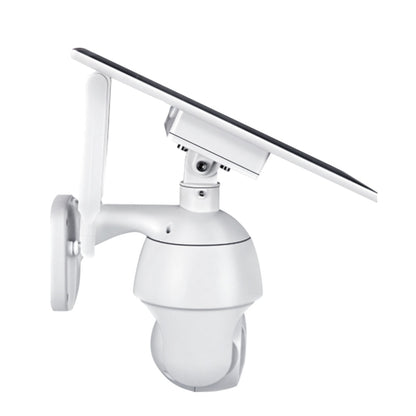 ESCAM QF480 US Version HD 1080P IP66 Waterproof 4G Solar Panel PT IP Camera without Battery, Support Night Vision / Motion Detection / TF Card / Two Way Audio (White) by ESCAM