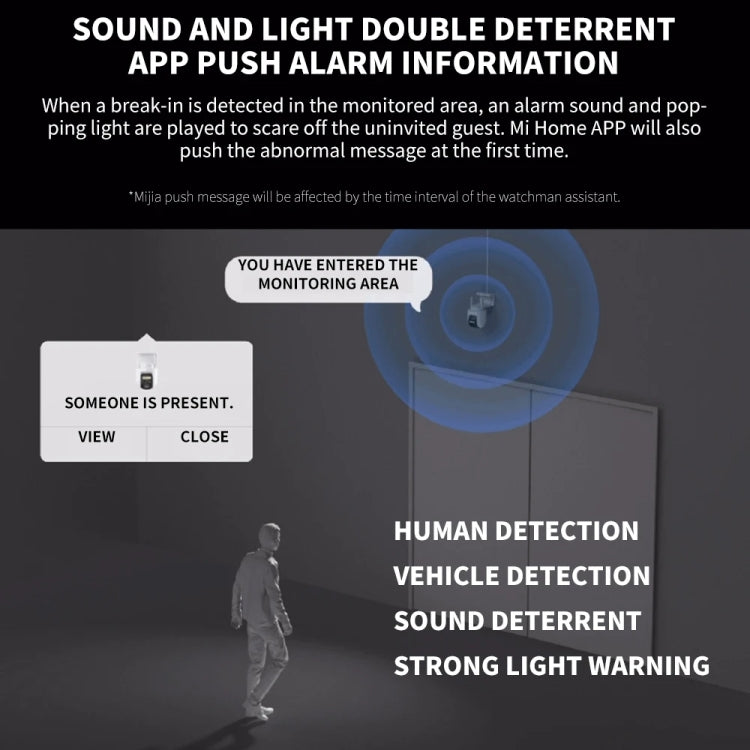 Original Xiaomi CW700S Outdoor Camera 4MP Full Color Night Vision WiFi Camera, US Plug by Xiaomi