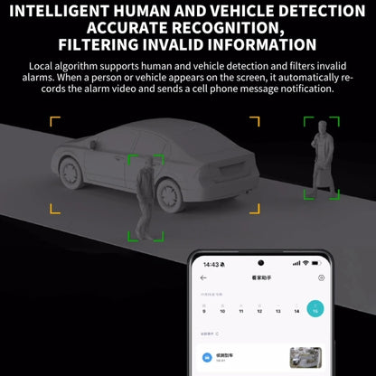 Original Xiaomi CW700S Outdoor Camera 4MP Full Color Night Vision WiFi Camera, US Plug by Xiaomi