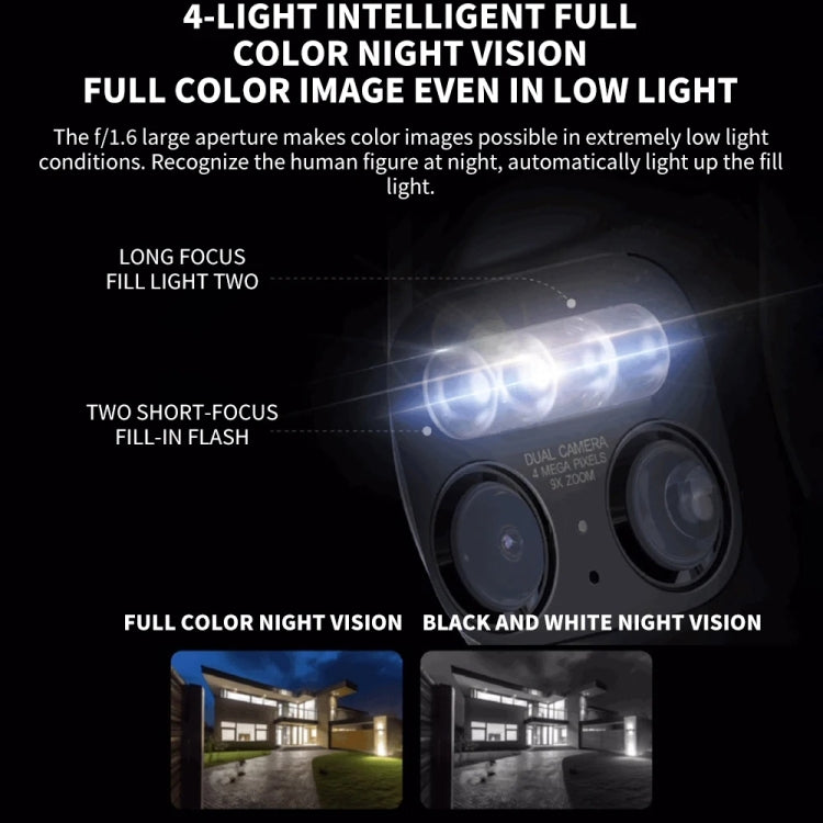 Original Xiaomi CW700S Outdoor Camera 4MP Full Color Night Vision WiFi Camera, US Plug by Xiaomi