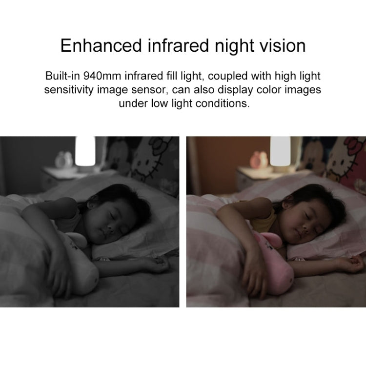 Original Xiaomi 2.4GHz F1.4 Large Aperture 3 Million Pixels Wifi Intelligent Camera PTZ Version 2K, Support Infrared Night Vision & AI Humanoid Detection & Two-way Voice & 32GB Micro SD Card, US Plug by Xiaomi