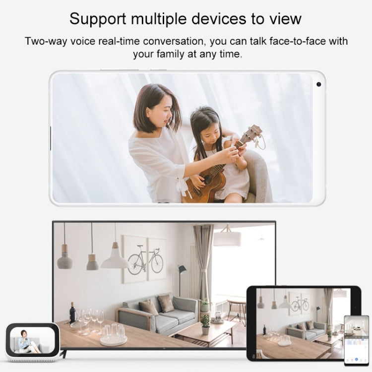 Original Xiaomi 2.4GHz F1.4 Large Aperture 3 Million Pixels Wifi Intelligent Camera PTZ Version 2K, Support Infrared Night Vision & AI Humanoid Detection & Two-way Voice & 32GB Micro SD Card, US Plug by Xiaomi