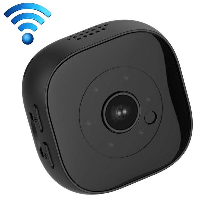 H9 Mini HD 1280 x 720P 120 Degree Wide Angle Wearable Smart Wireless WiFi Surveillance Camera(Black) by bashfashion